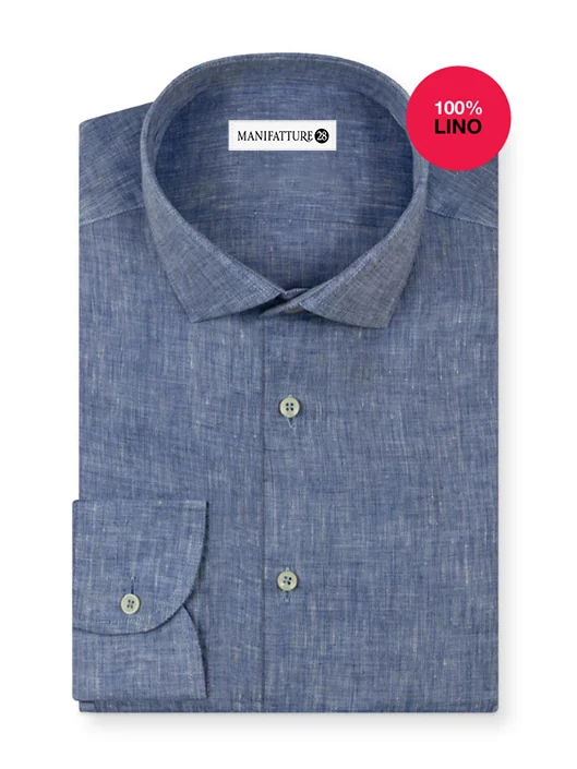 Men’s linen shirt, LIVORNO model