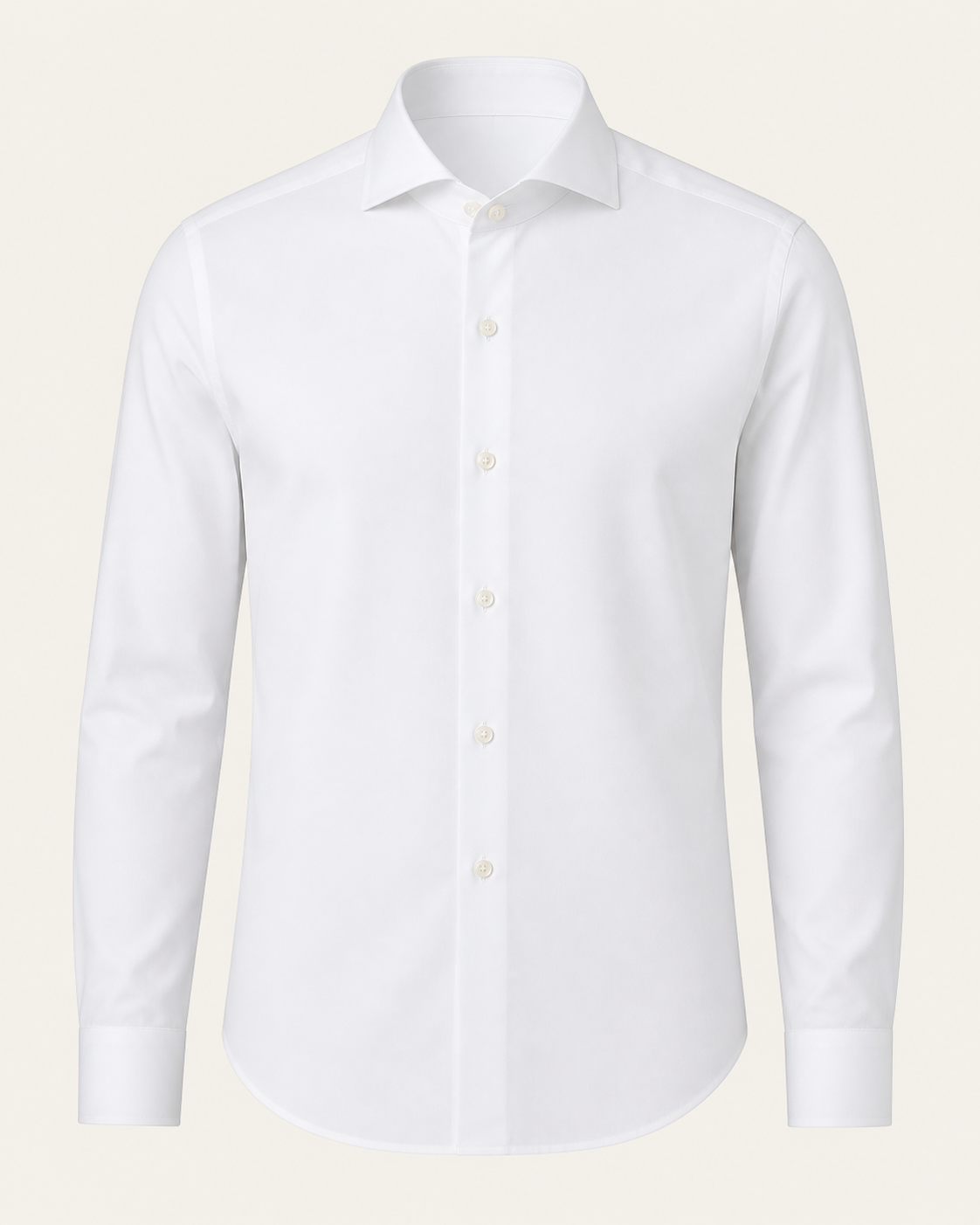 Camicia da uomo con collo francese